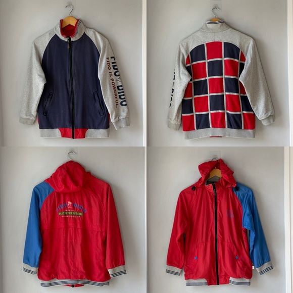 fido dido Other - Vintage RARE!! 80s FIDO DIDO Reversible Jacket